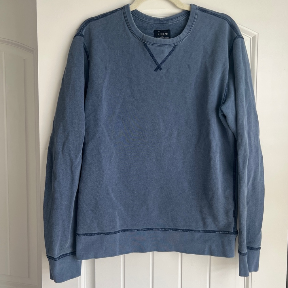 J.Crew Garment-dyed French Terry Crewneck Sweatshirt